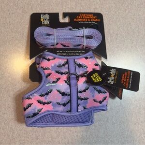 Thrills & Chills, Cat Costume Comfort Harness & Leash, Bats